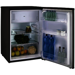 Hoover HFOE54B Freestanding Undercounter Fridge with Freezer Compartment, A+ Energy Rating, 55cm Wide, Black